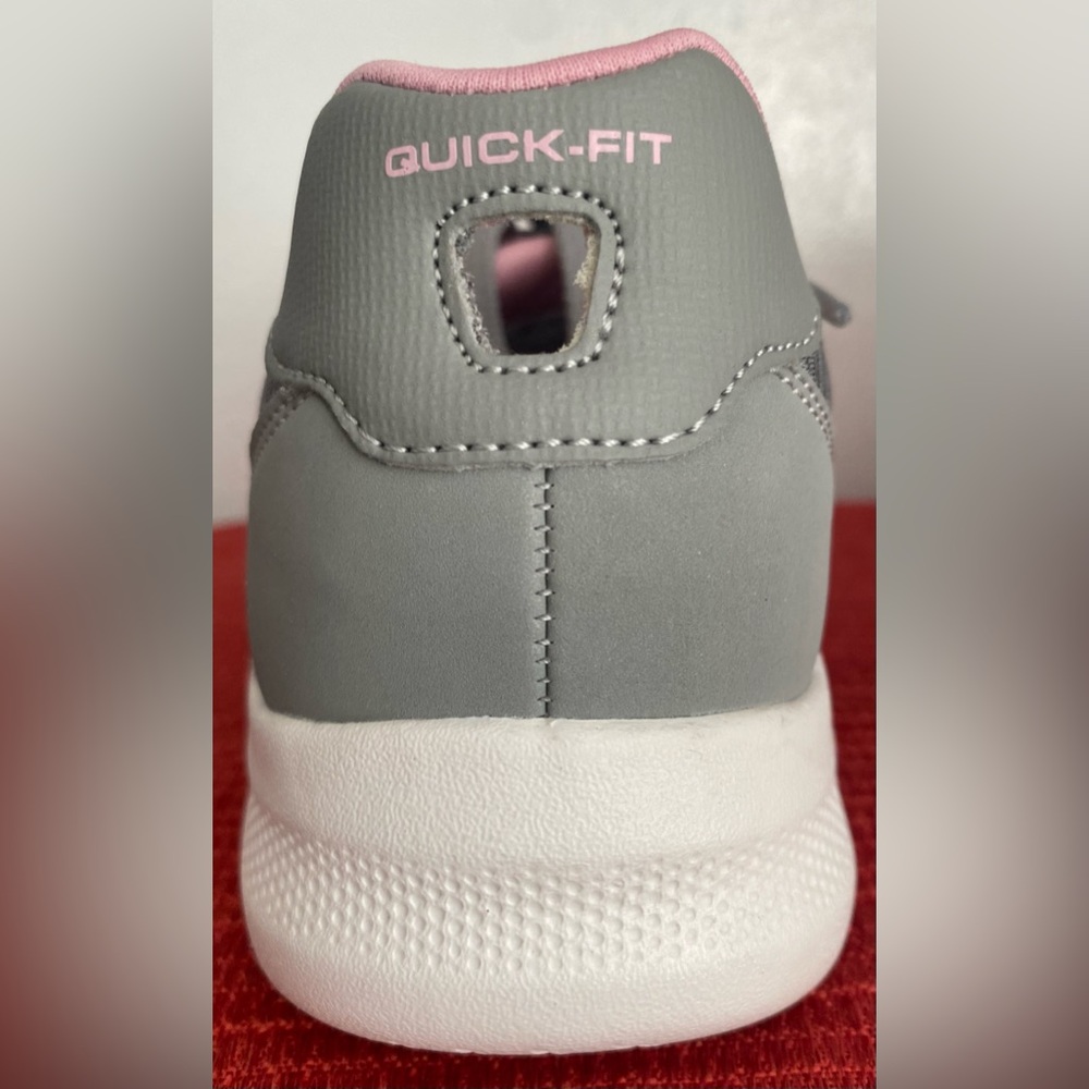 Skechers Women's Gray and Pink Sneakers - Picture 5 of 16
